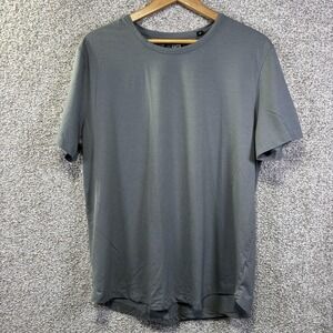 Cuts Shirt Mens XL Gray Curve-Hem Pyca Pro Stretch Crewneck Tee Casual Jersey